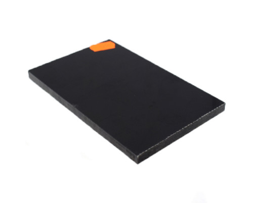 Knife handle pads G10 Black Black Textured Coarse Peel Ply (coarse text 127x80x6.8mm